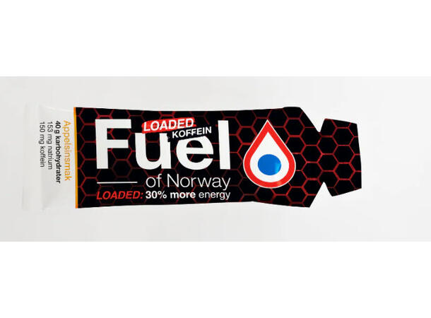 Fuel of Norway Loaded Gel Koffein Appels 40g karbo