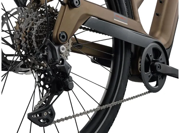 Giant Explore E+ 3 Pro DD Pyrite Brown SyncDrive Pro2, 85 Nm, 625Wh, elsykkel 