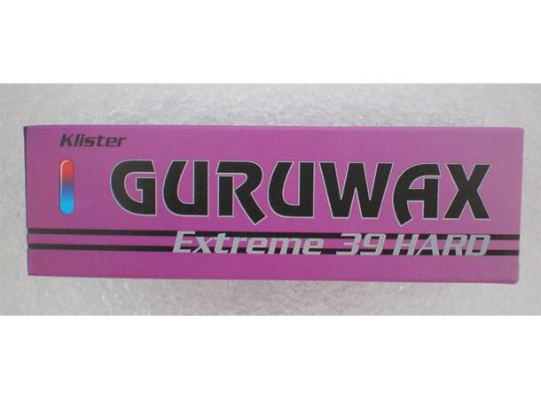 Guruwax Extreme 39 Hard | -5/+4 Klister for fin og grovkornet snø