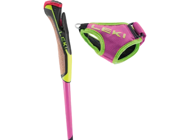 Leki PRC 750 Pink Skistav Lett, stiv og presis karbonstav 