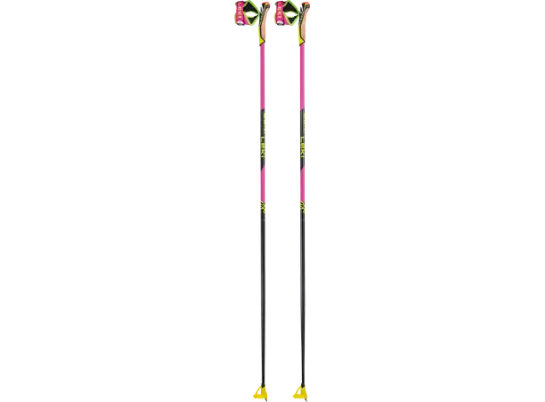 Leki PRC 750 Pink Skistav Lett, stiv og presis karbonstav 