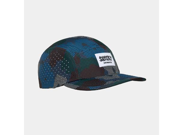 SAYSKY Combat Cap, Blue AOP Lett og stilren løpecaps 