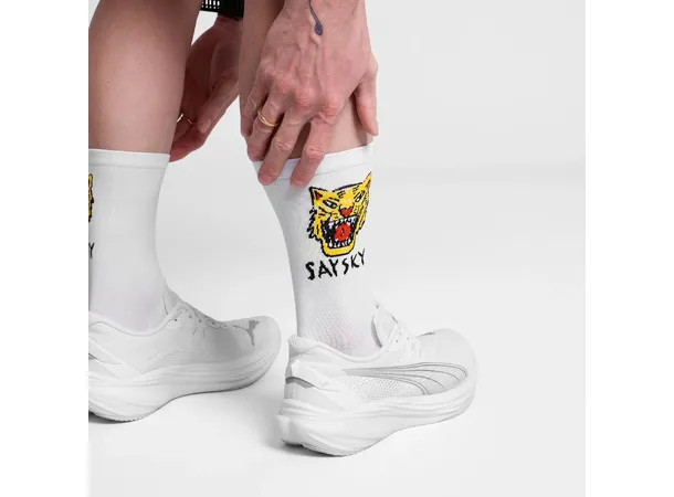 SAYSKY Combat High Socks Løpesokker med Tiger mønster 