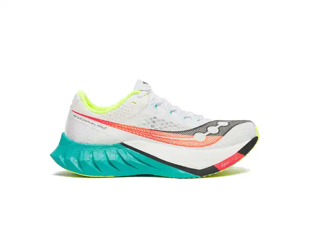 Saucony Endorphin Pro 4 Men White/Mutant, konkurransesko 