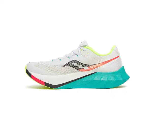 Saucony Endorphin Pro 4 Men White/Mutant, konkurransesko 