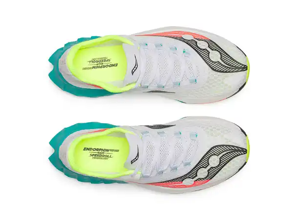 Saucony Endorphin Pro 4 Women White/Mutant, konkurransesko 