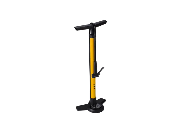 BBB Airboost BFP-28 Manometerpumpe Gul Stål, 63cm, alle ventiler, 160psi/11bar 