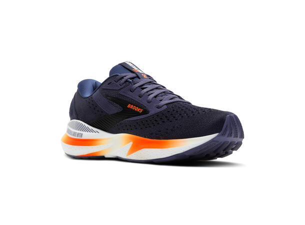Brooks Adrenaline GTS 24 Herre Peacoat/orange/white, stabil sko