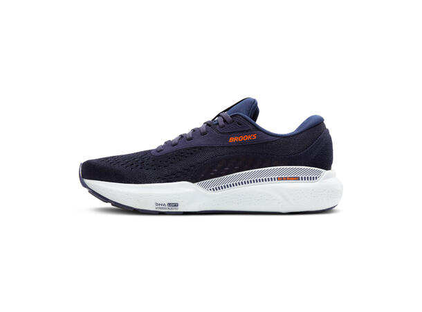 Brooks Adrenaline GTS 24 Herre Peacoat/orange/white, stabil sko