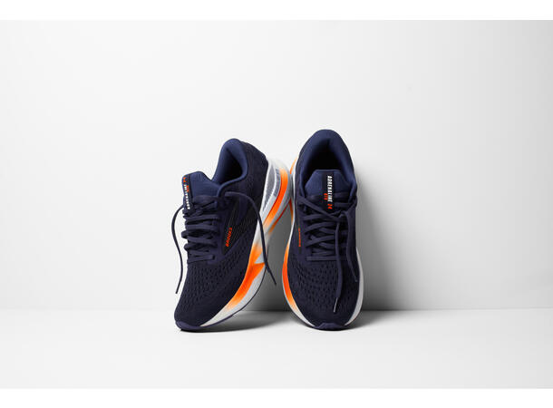 Brooks Adrenaline GTS 24 Herre Peacoat/orange/white, stabil sko