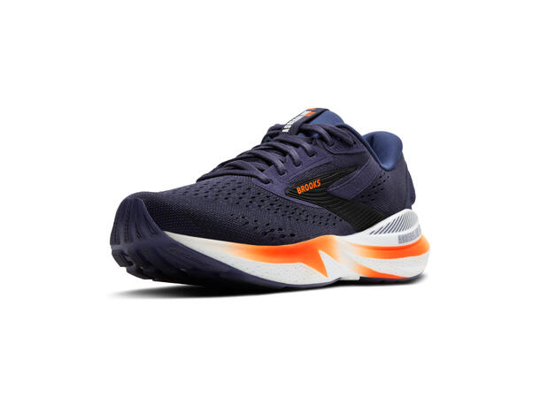 Brooks Adrenaline GTS 24 Herre Peacoat/orange/white, stabil sko