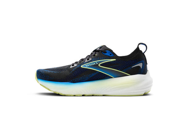 Brooks Glycerin 22 Herre Black/cobalt/neo yellow, mengdesko 