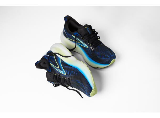 Brooks Glycerin 22 Herre Black/cobalt/neo yellow, mengdesko