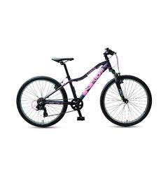 DBS Intruder X3 24'' Juniorsykkel 7gir, Sort/coral