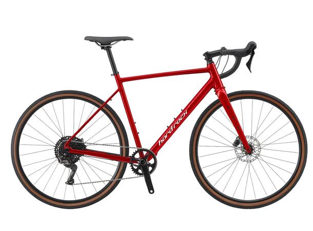 Hard Rocx Gravel GT1 Cues 1x10 40-11/48 Red - Kenda 700x45c, Shimano, No Tubes 