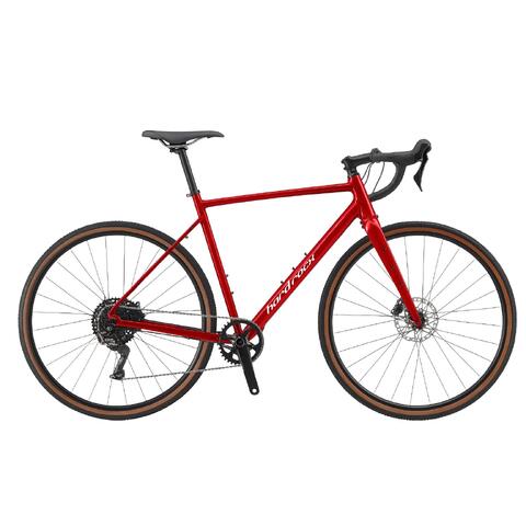 Hard Rocx Gravel GT1 Cues 1x10 40-11/48 Red - Kenda 700x45c, Shimano, No Tubes