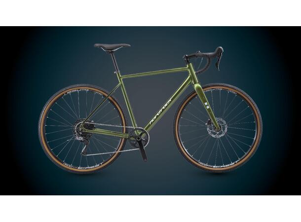 Hard Rocx Gravel GT2 GRX 1x12-40-10/45 Kenda 700x45c, carbon gaffel No Tubes 