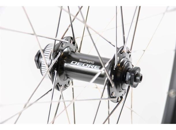 Linus LITE V-b/CL 26"/559 Sort Forhjul Dobbel NEXT, Deore, Stikkakse