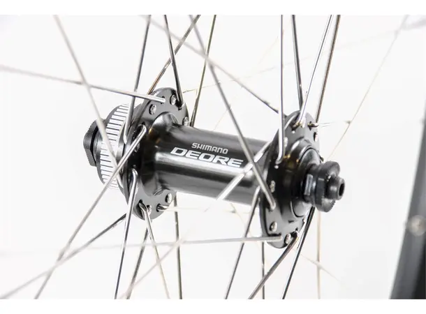 Linus LITE V-b/CL 26"/559 Sort Forhjul Dobbel NEXT, Deore, Stikkakse 