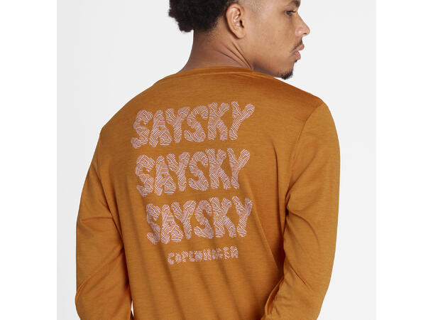 SAYSKY Reflective Logo Pace LS Langermet løpetrøye med reflekslogo