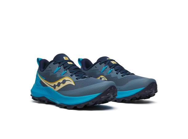 Saucony Peregrine 14 W Terrengløpesko, Mirage/Viziblue