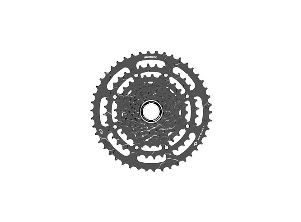 Shimano Kassett 9s 11-46 CS-LG400-9 Linkglide, elsykkel-ytelse