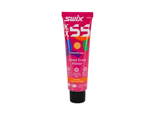 Swix KX55 Violet Extra Klister | -6/+4 Allsidig og pålitelig racingklister 