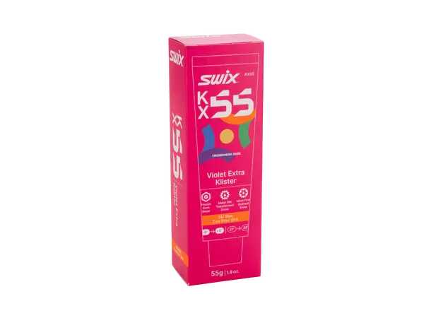 Swix KX55 Violet Extra Klister | -6/+4 Allsidig og pålitelig racingklister 