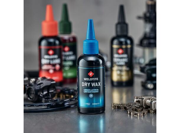 Weldtite Dry Wax, 100 ml Kraftig voks for raskt og rent drivverk 