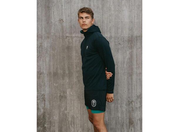 YMR Track Club Åsunden Mens Half Zip Isolert løpethoodie for menn