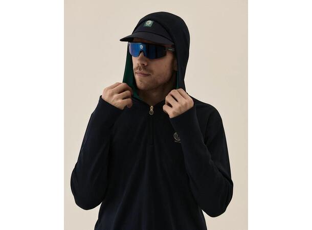 YMR Track Club Åsunden Mens Half Zip Isolert løpethoodie for menn