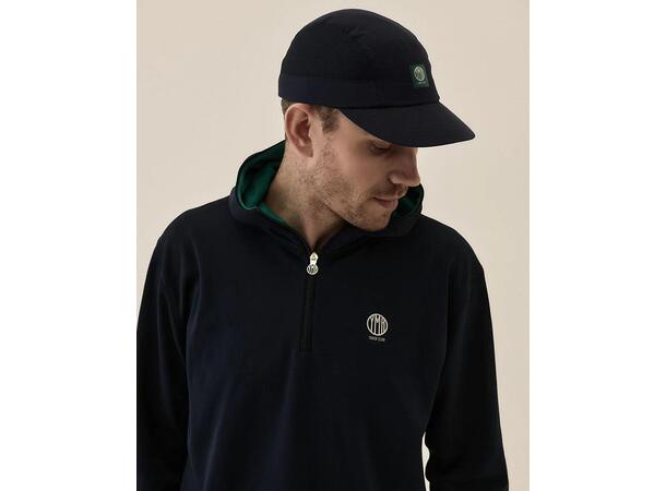 YMR Track Club Åsunden Mens Half Zip Isolert løpethoodie for menn 