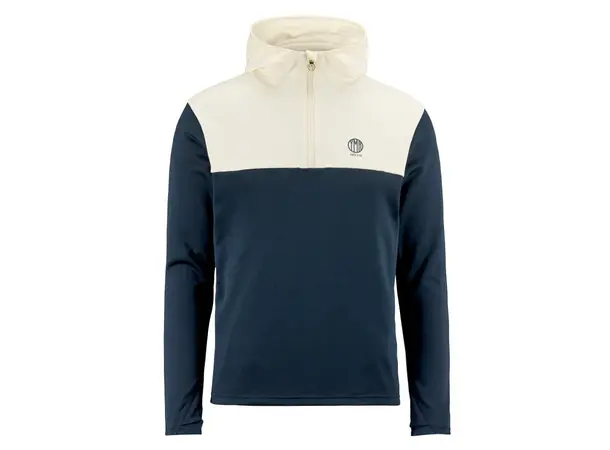 YMR Track Club Åsunden Mens Half Zip Isolert løpethoodie for menn 
