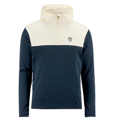 YMR Track Club Åsunden Mens Half Zip Isolert løpethoodie for menn