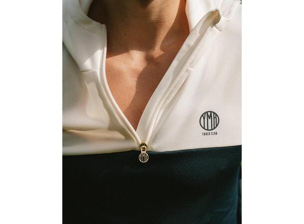 YMR Track Club Åsunden Mens Half Zip Isolert løpethoodie for menn 