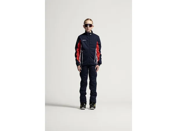 Craft NOR Warm Club Jacket Jr Klassiks, funksjonell treningsjakke 