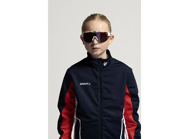 Craft NOR Warm Club Jacket Jr Klassiks, funksjonell treningsjakke 