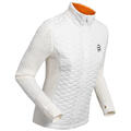 Dæhlie Full Zip Comfy Wmn L Varm full-zip genser, Snow white