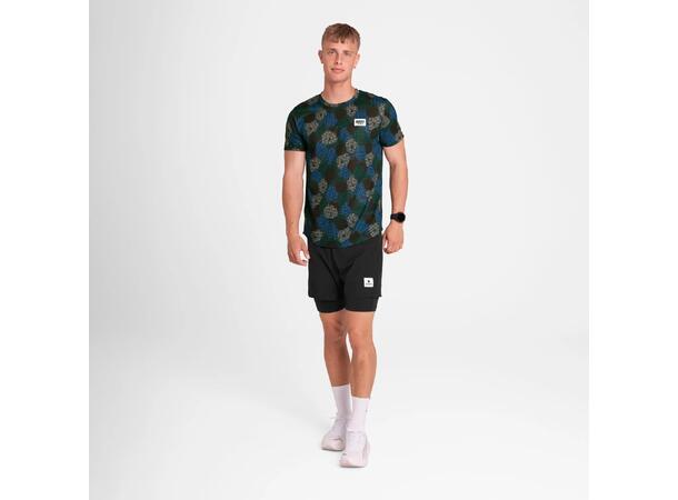 SAYSKY Flower Combat T-shirt Lett og hurtigtørkende løpe t-skjorte 