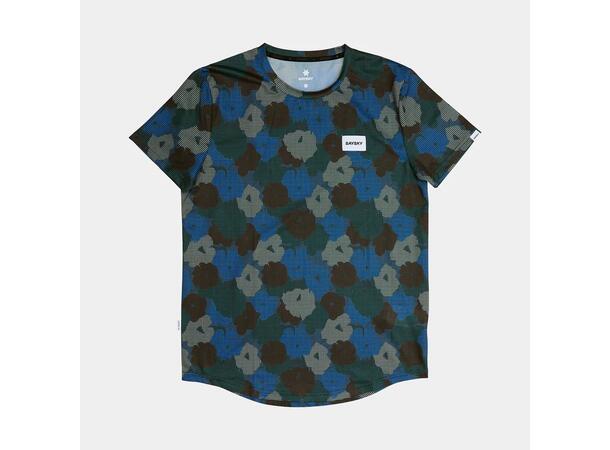 SAYSKY Flower Combat T-shirt Lett og hurtigtørkende løpe t-skjorte