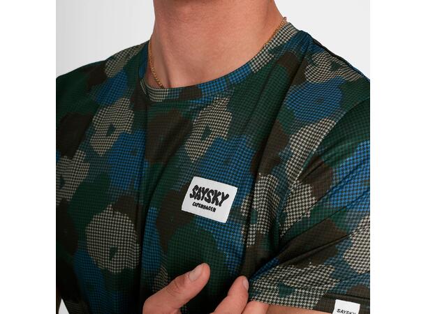 SAYSKY Flower Combat T-shirt Lett og hurtigtørkende løpe t-skjorte