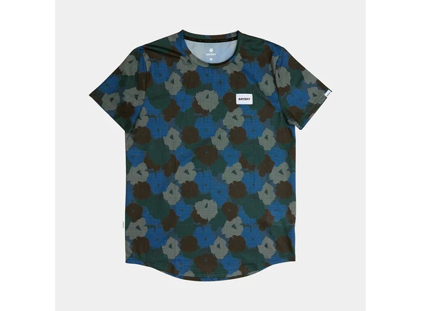 SAYSKY Flower Combat T-shirt Lett og hurtigtørkende løpe t-skjorte 