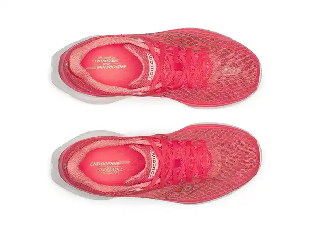 Saucony Endorphin Speed 5 Women Coral/salmon, allsidig temposko 