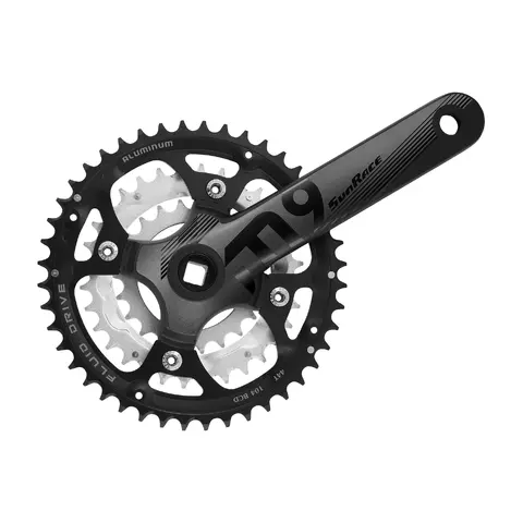 SunRace M914 9-Delt Krankarmsett 22-32-44, 175mm, Firkant 68/122 u/lager