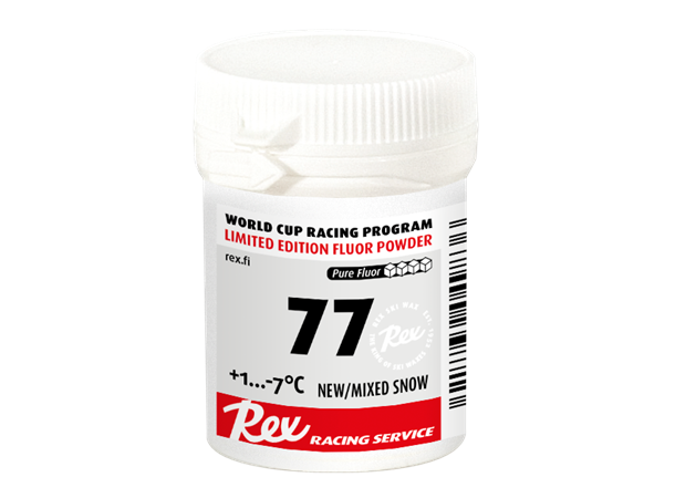 Rex Racing Service 77 pulver Flourpulver. +1 til -7.