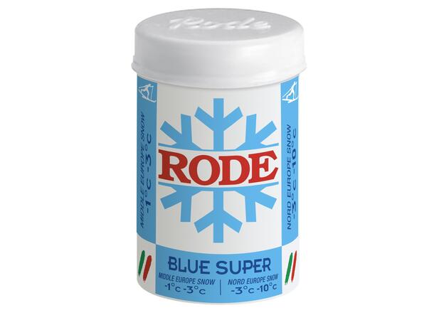 P32 Rode Blå Super | -3/-10 Tørrvoks for nysnø