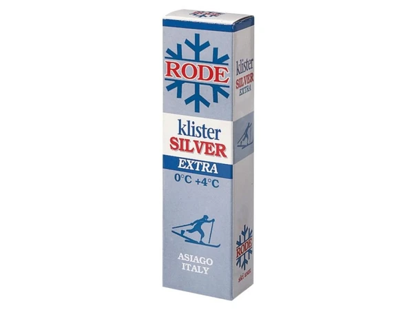 K52 Rode Silver Extra Klister | 0/+4 Kklister for varierende føre og blanke 