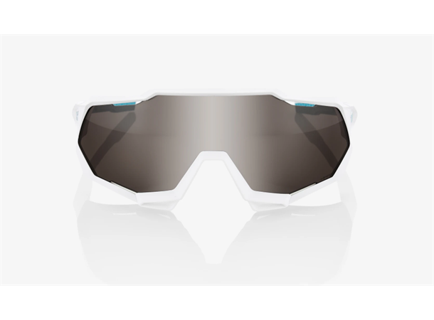 100% Speedtrap Bora-HansGrohe Team White HiPER Silver Mirror Lens
