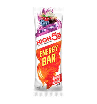 HIGH5 EnergyBar Yoghurt/Bær Bærsmak og yoghurttrekk.