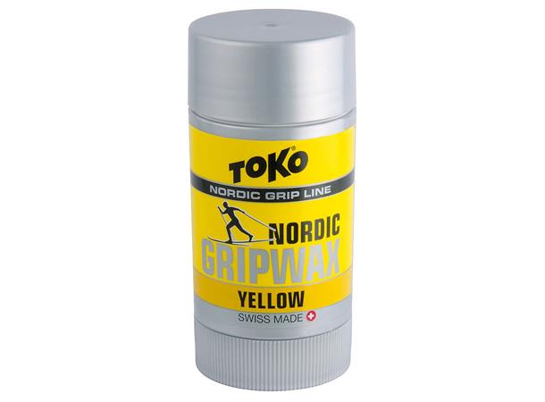 Toko Nordic Grip Wax Yellow Festevoks for fuktig snø rundt 0 grader.